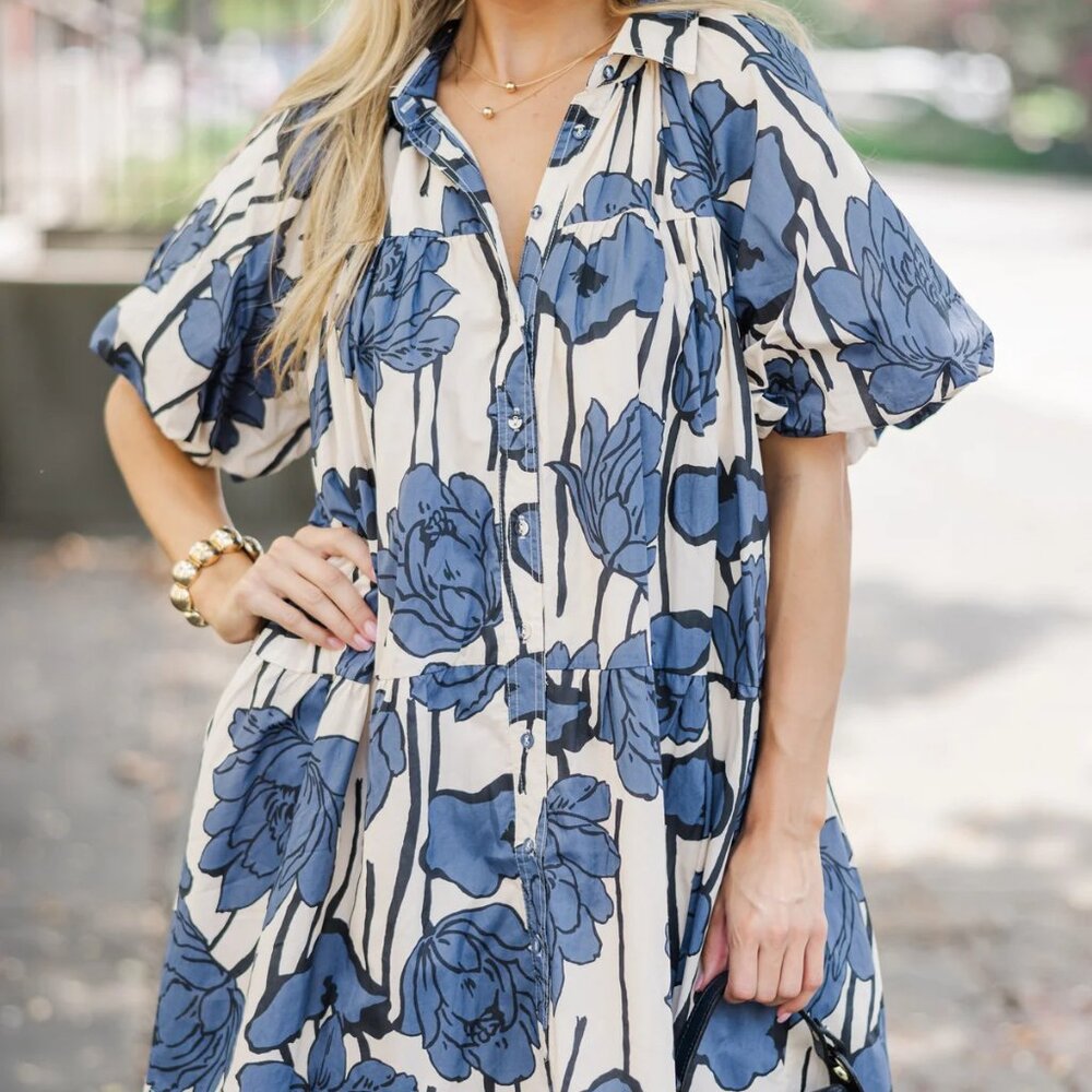Aureum Love You Better Babydoll Dress Sz‎ L
